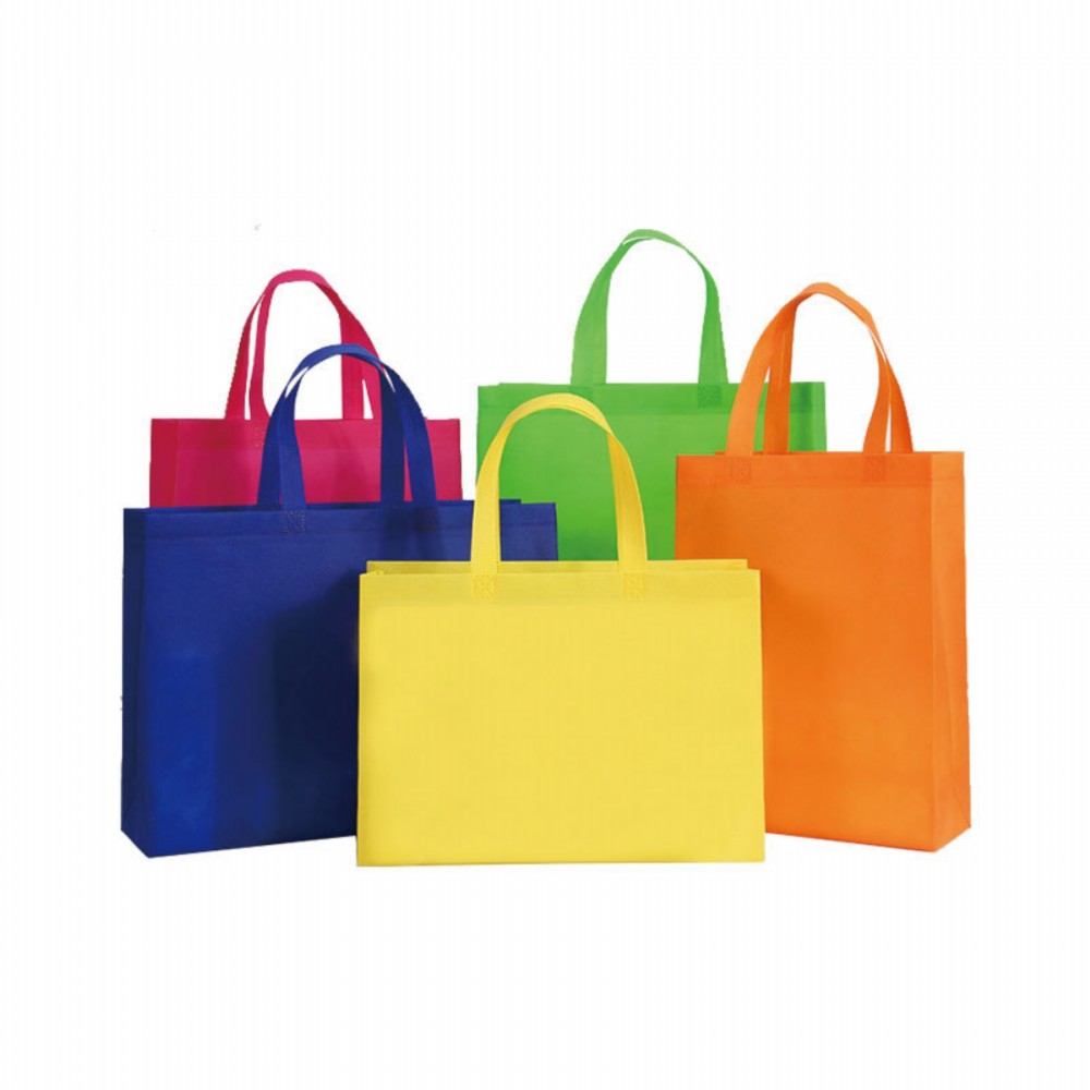 Custom Printed Eco-friendly thickened custom non-woven portable shopping tote bag