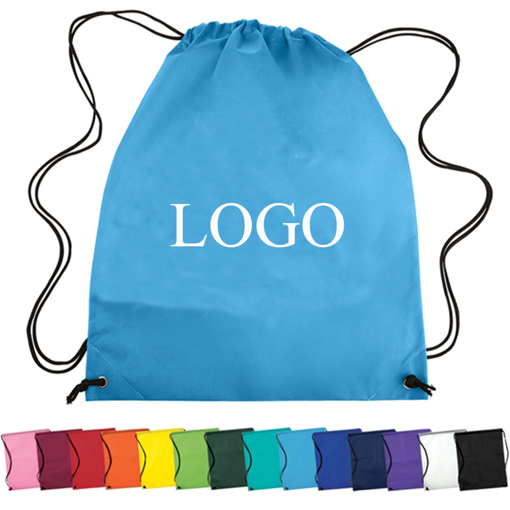 Custom Printed 210D Polyester Drawstring Backpack Custom Printed 210D Polyester Drawstring Backpack