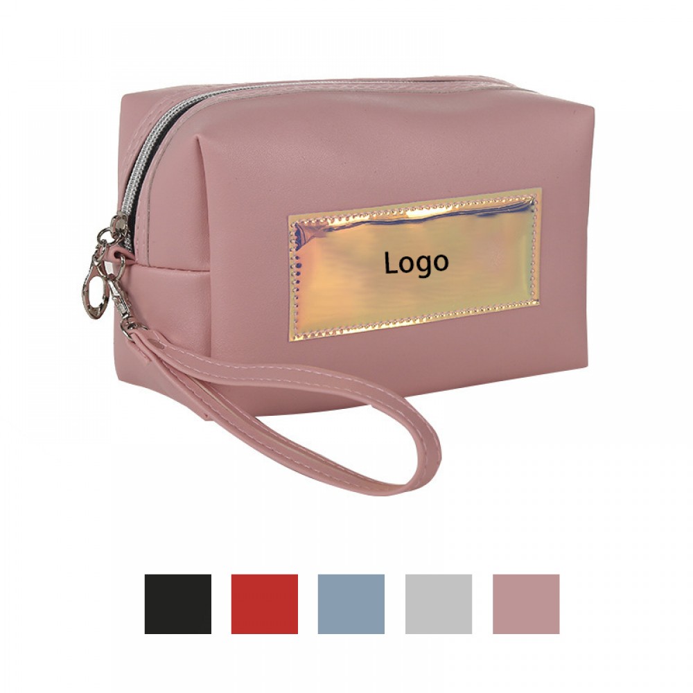 Custom Embroidered Portable Toiletry Bag Cosmetic Bag