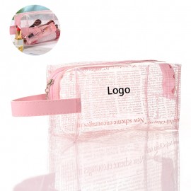 Logo Imprinted Waterproof Clear Toiletry Bag Cosmetic Bag  Logo Imprinted Waterproof Clear Toiletry Bag Cosmetic Bag