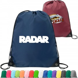 Heavy Duty Full Color Drawstring Backpack w/ Reinforced Edge (14" x 18") Custom Printed  Heavy Duty Full Color Drawstring Backpack w/ Reinforced Edge (14" x 18") Custom Printed