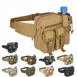 Tactical Waist Bag With Bottle Holder with Logo  Tactical Waist Bag With Bottle Holder with Logo