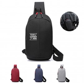 Logo Branded Crossbody Sling Chest Bag