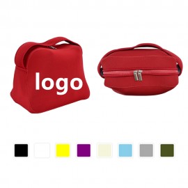 Neoprene Zippered Lunch Hand Bag Custom Printed  Neoprene Zippered Lunch Hand Bag Custom Printed