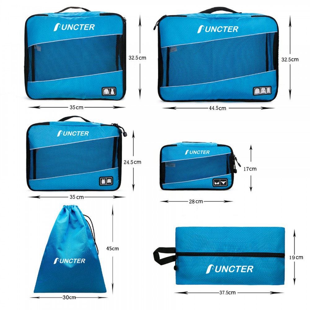 Custom Printed 6 Set Luggage Organizers