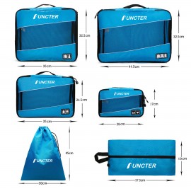 Custom Printed 6 Set Luggage Organizers  Custom Printed 6 Set Luggage Organizers