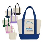 14 oz. Mini Canvas Tote Bag Logo Imprinted