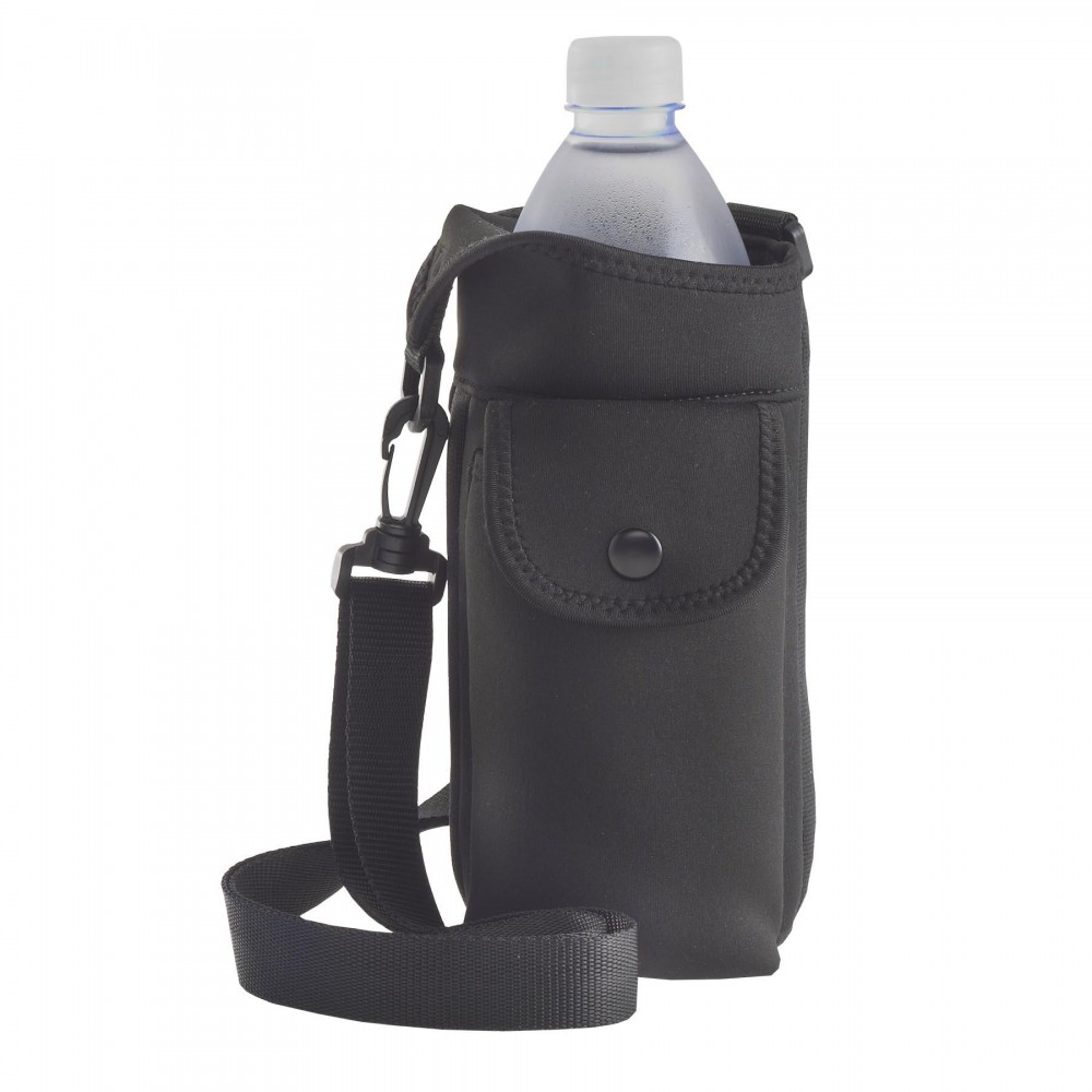 Smooth Trip Travel Gear by Talus AquaPockets Bottle Carrier, Black with Logo Smooth Trip Travel Gear by Talus AquaPockets Bottle Carrier, Black with Logo