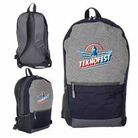 Logo Imprinted Quilted Backpack  Logo Imprinted Quilted Backpack
