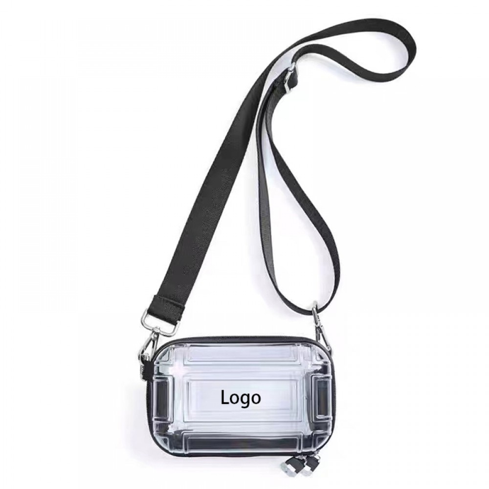 Portable Clear Makeup Bag Logo Imprinted Portable Clear Makeup Bag Logo Imprinted