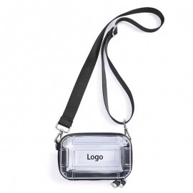 Portable Clear Makeup Bag Logo Imprinted  Portable Clear Makeup Bag Logo Imprinted