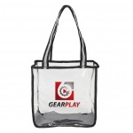 Biodegradable Clear Stadium Bag Custom Embroidered
