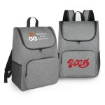 Heathered Laptop Backpack Custom Printed