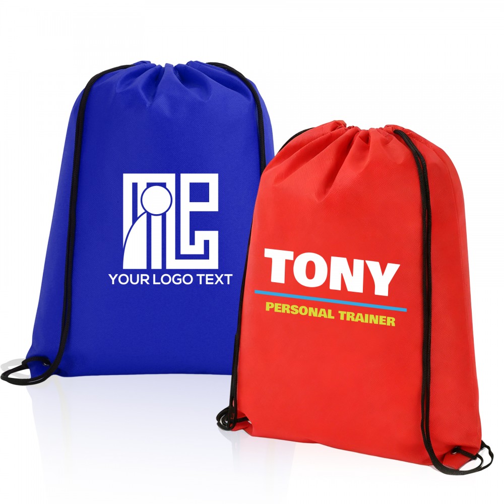 Custom Non-Woven Drawstring Bag Custom Printed