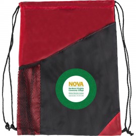 Backpack with Mesh Bottle Holder with Logo