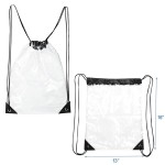 Custom Printed Transparent PVC Drawstring Bag