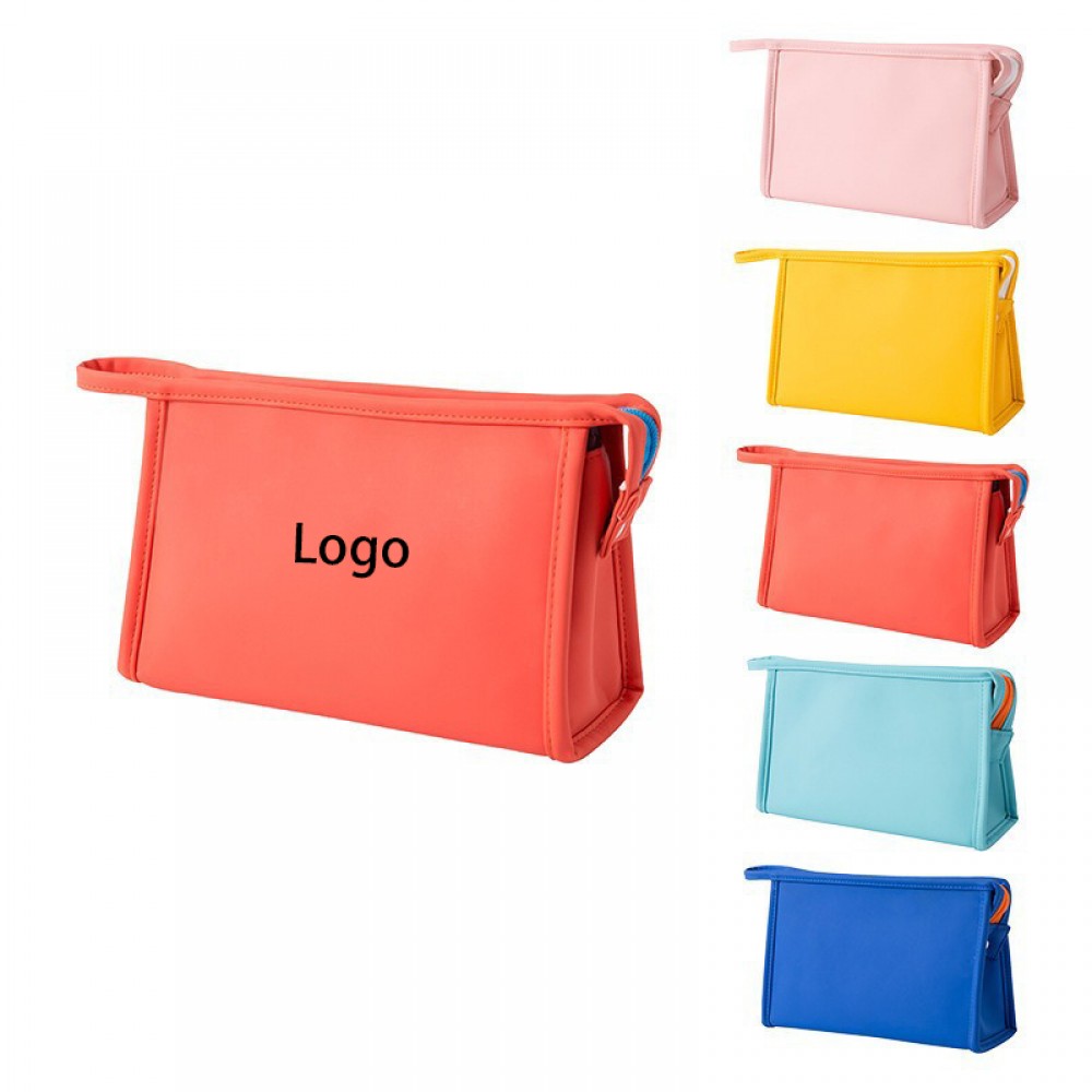 Custom Printed Portable Waterproof Toiletry Bag Cosmetic Bag