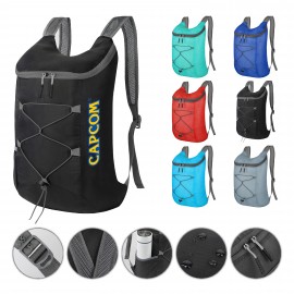 Custom Printed Ultra-Lightweight Foldable Hiking Backpack  Custom Printed Ultra-Lightweight Foldable Hiking Backpack
