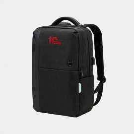 SwissDigital RFID AROSA USB Charging Port Travel Backpack Logo Imprinted  SwissDigital RFID AROSA USB Charging Port Travel Backpack Logo Imprinted