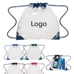 Clear Drawstring Backpack Custom Printed