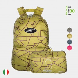 Custom Embroidered TUCANO - Italy MENDINI Recycled Modern Business Foldable Backpack  Custom Embroidered TUCANO - Italy MENDINI Recycled Modern Business Foldable Backpack