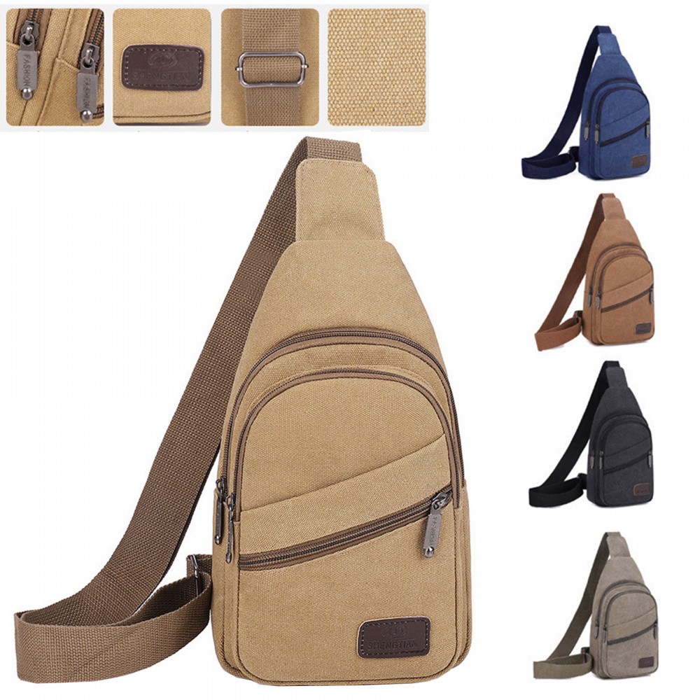 Men's Outdoor Sports Shoulder Crossbody Bag Custom Printed