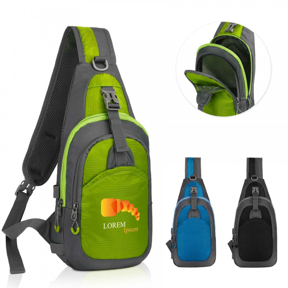 Custom Embroidered Ocean Sport Sling Bag Custom Embroidered Ocean Sport Sling Bag