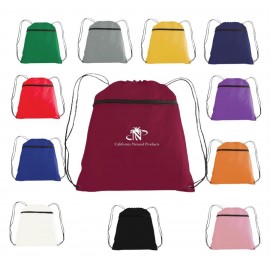 Polyester Backpack - Printed (Colors) Custom Embroidered