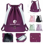 Double strap backpack Custom Embroidered