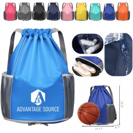 Drawstring Fitness Backpack Custom Printed  Drawstring Fitness Backpack Custom Printed