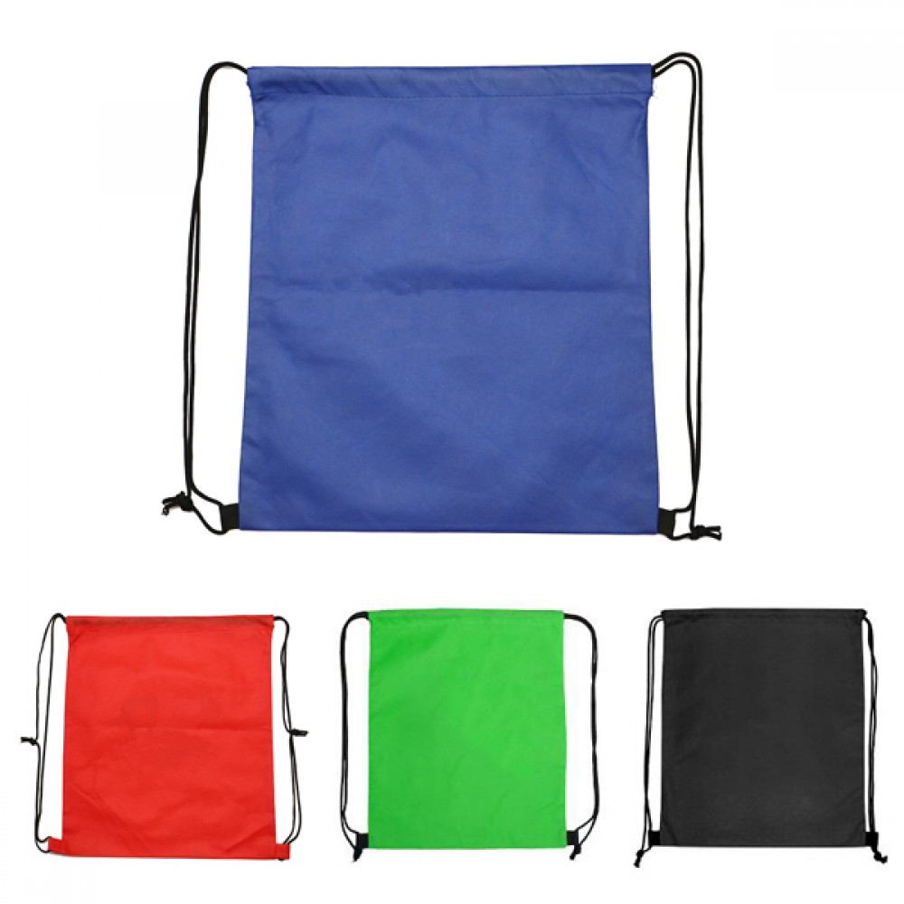 Logo Imprinted Non-Woven Drawstring Backpack Logo Imprinted Non-Woven Drawstring Backpack