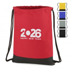 Deluxe Waterproof Drawstring Gym Bag Logo Imprinted  Deluxe Waterproof Drawstring Gym Bag Logo Imprinted