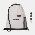 RejuVe ROVE Recycled Heather Modern Executive Drawstring Bag Custom Embroidered