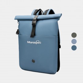 SwissDigital LAMONE RFID Protection Rolltop Backpack Logo Imprinted  SwissDigital LAMONE RFID Protection Rolltop Backpack Logo Imprinted