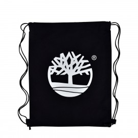 Logo Imprinted Custom 8 oz Black Cotton Canvas Drawstring backpack 14"x17"  Logo Imprinted Custom 8 oz Black Cotton Canvas Drawstring backpack 14"x17"