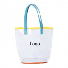Custom Embroidered Multi Purpose Clear Tote Bag  Custom Embroidered Multi Purpose Clear Tote Bag