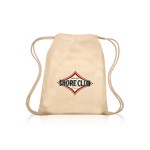 Cotton Drawstring Backpacks (13.25"x16.5") Custom Embroidered