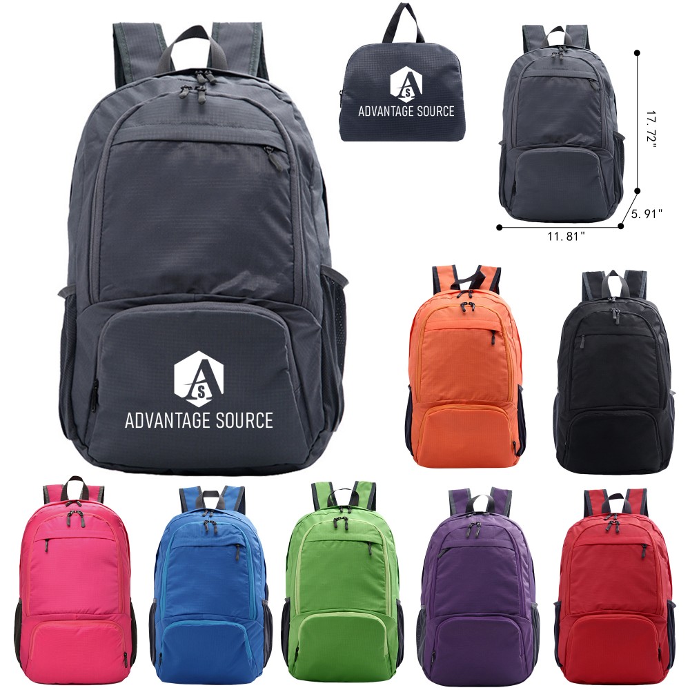 Logo Imprinted Foldable Outdoor Sports Backpack Logo Imprinted Foldable Outdoor Sports Backpack