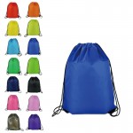 Polyester Drawstring Backpack Custom Embroidered