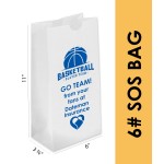 6# SOS Bag With One Color Printing Custom Printed