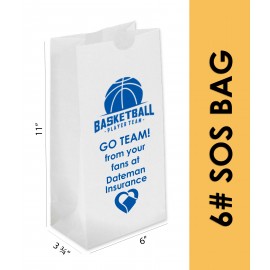 6# SOS Bag With One Color Printing with Logo