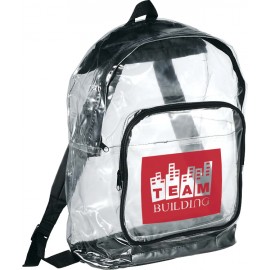 Rally Event Friendly Clear Backpack Custom Printed  Rally Event Friendly Clear Backpack Custom Printed