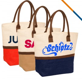 Ye-jun Two-Tone Tote Bags Custom Printed  Ye-jun Two-Tone Tote Bags Custom Printed