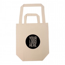 Custom Printed Dual Handle Cotton Shopping Bag  Custom Printed Dual Handle Cotton Shopping Bag