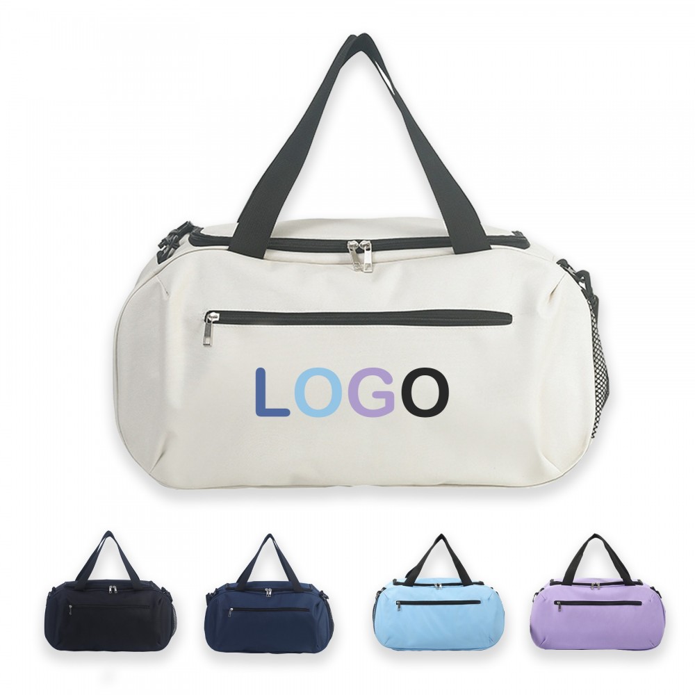 Fitness Duffel Bag with Shoe Pocket Custom Printed Fitness Duffel Bag with Shoe Pocket Custom Printed