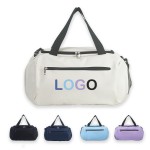 Fitness Duffel Bag with Shoe Pocket Custom Printed