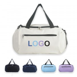 Fitness Duffel Bag with Shoe Pocket Custom Printed