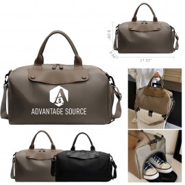 Custom Embroidered Waterproof Oxford Travel Duffel Bag W/ Wet And Dry Separation  Custom Embroidered Waterproof Oxford Travel Duffel Bag W/ Wet And Dry Separation