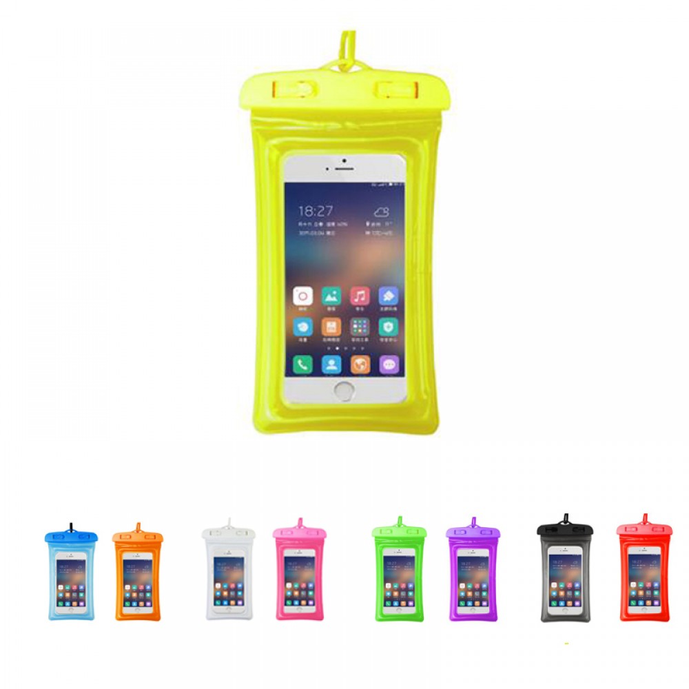 Transparent Mobile Phone Pouch with Neck Strap Custom Printed Transparent Mobile Phone Pouch with Neck Strap Custom Printed