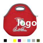 Logo Imprinted Insulated Neoprene Lunch Bag With Handle